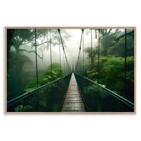 Keilrahmenbild Manolo Multicolor ca. 60x90cm - Eichefarben/Multicolor, Holzwerkstoff/Papier (60/90cm) - Modern Living