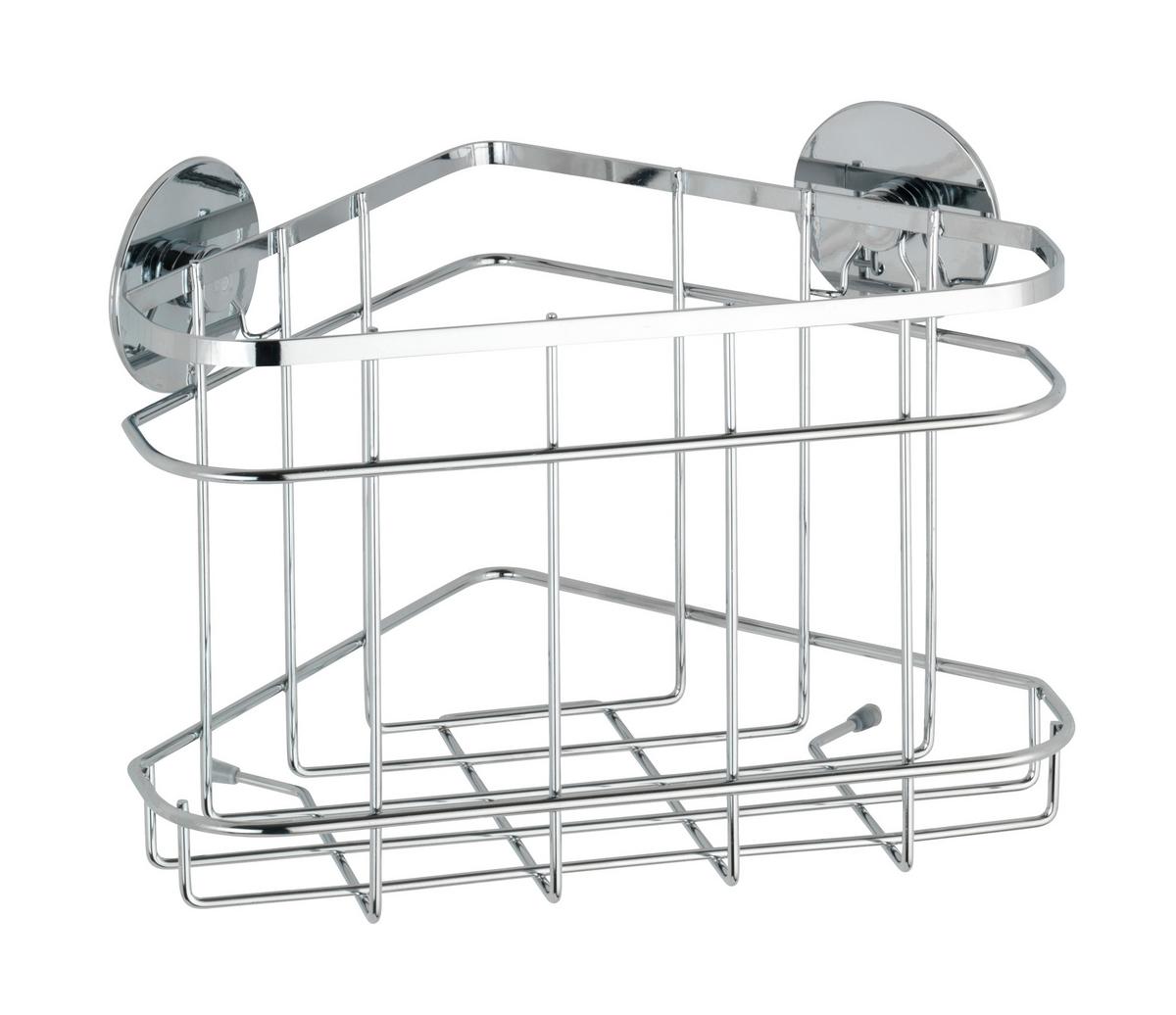 Duschregal aus Edelstahl - MODERN, Metall (22,5/17,5/15,5cm) - Mömax