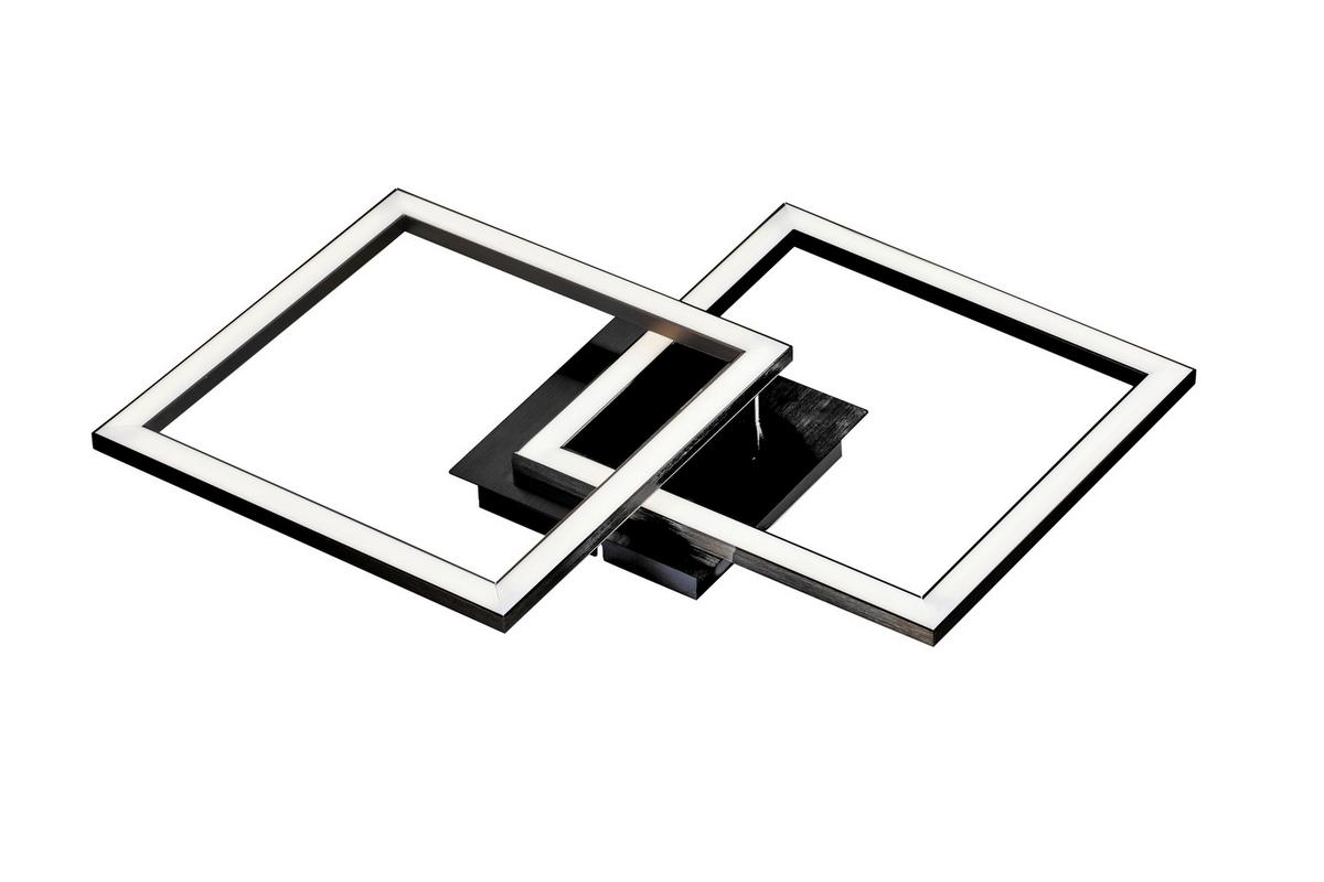 LAMPA SUFITOWA LED PANTHER *SBB* - czarny/biały, Lifestyle, tworzywo sztuczne/metal (50,7/35/5,5cm) - Boxxx