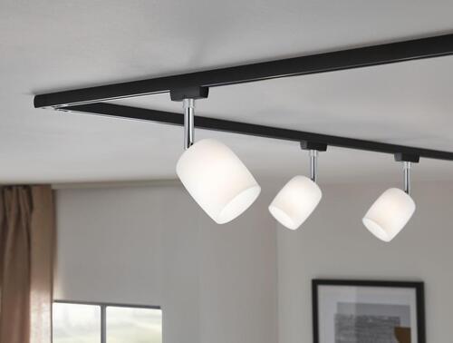 Schienensystem-Stableuchte Urail Spot in Schwarz - Design (11.2cm) - Paulmann