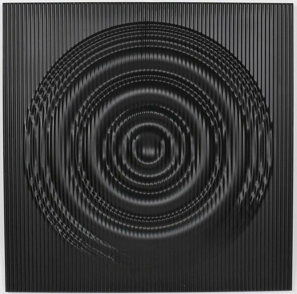 Decorațiune de perete cca. 90x90 cm Deep Black - negru, Modern, metal (90,5/90,5cm) - Mömax