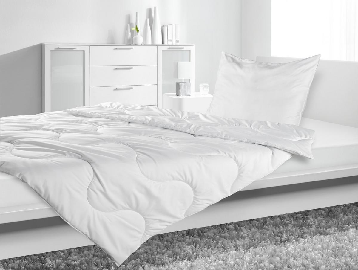 Ganzjahrebett Zilly Übergröße XXL ca. 155x220cm - Weiß, Textil (155/220cm) - Nadana