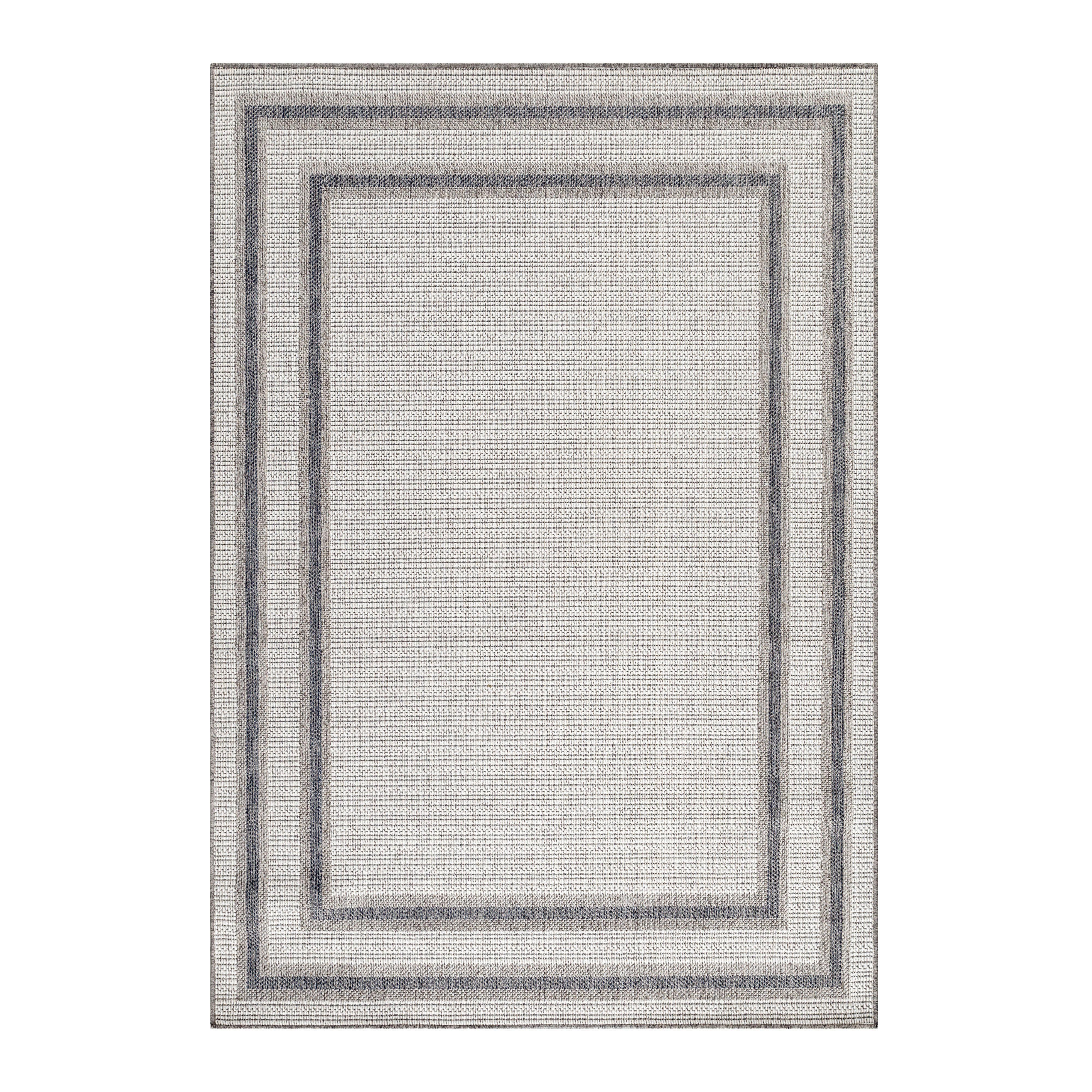 Flachwebeteppich Aruba Creme ca. 200x290cm - Creme, Design, Textil (200/290cm)