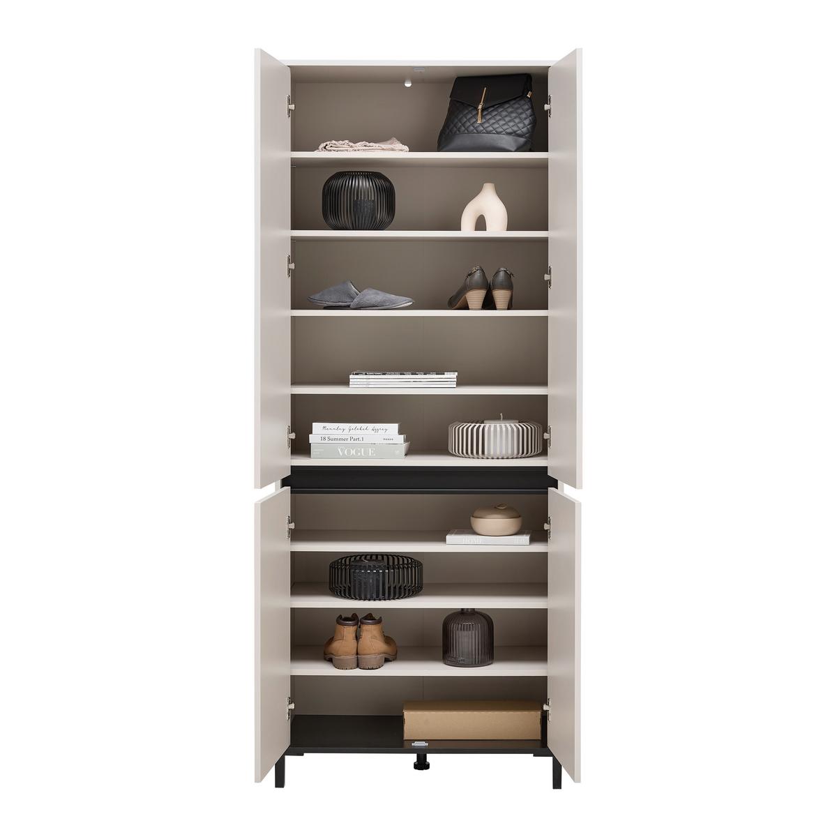 Mehrzweckschrank Arran Kaschmir - Kaschmir, MODERN, Holzwerkstoff (80/206/40cm) - Mömax