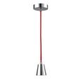 Schnurpendel Kordula, max. 60 Watt - Rot, Textil/Metall (100/10/10cm) - Mömax modern living Schnurpendel Kordula, max. 60 Watt - Rot, Textil/Metall (100/10/10cm) - Mömax modern living