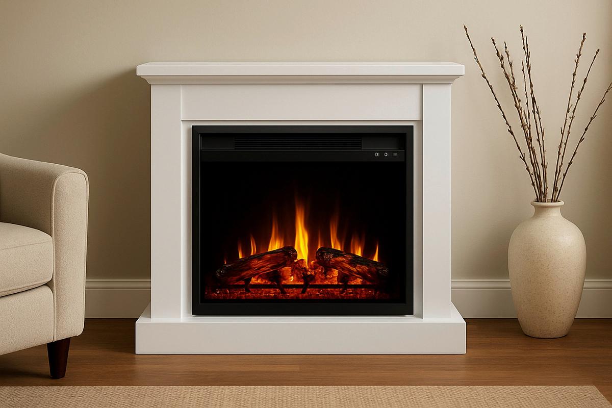 Elektromos Kandalló Home Fkk11 - fehér, Basics, fém (74/66,5/20cm)