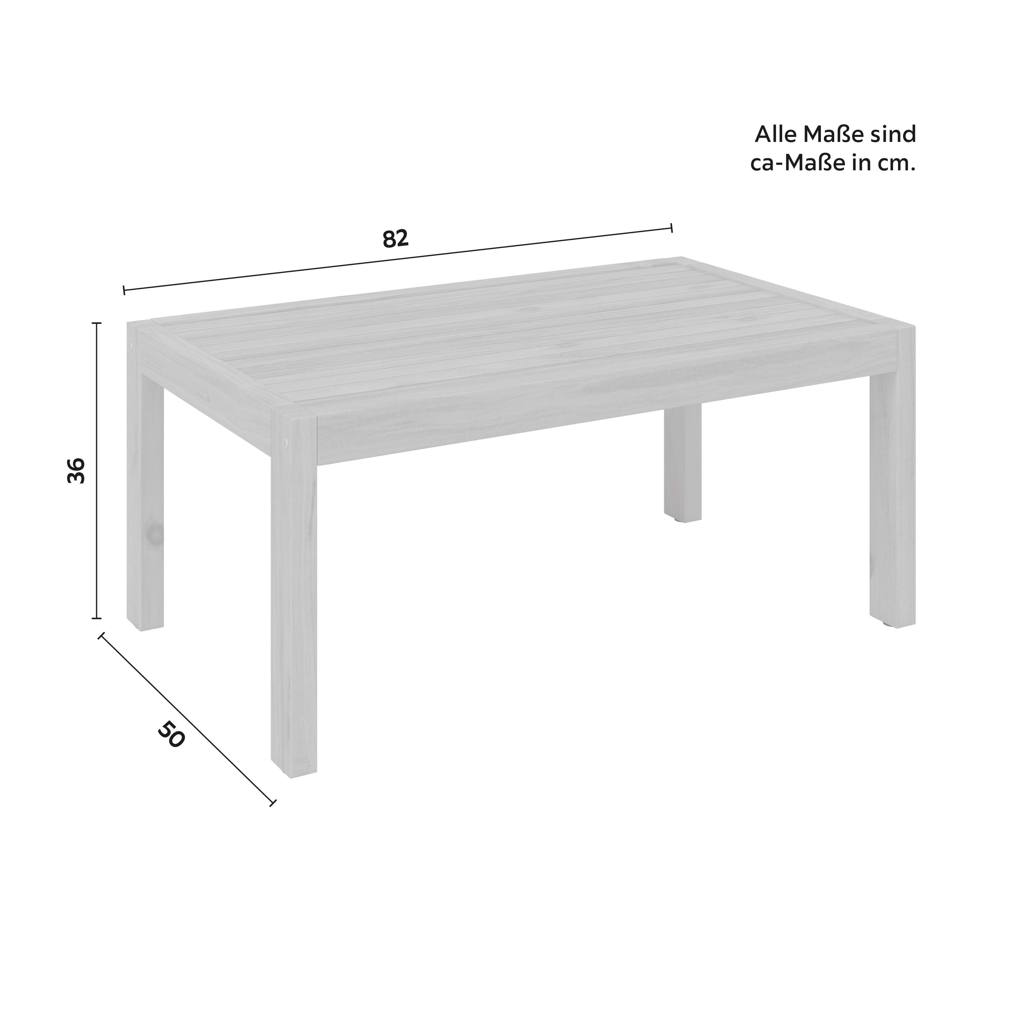 LOUNGEGRUPP EFFIE - ljusgrå, Modern, trä/textil (124/64,5/63,5cm) - Bessagi Garden