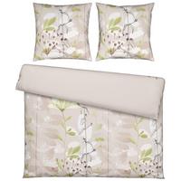 BETTWÄSCHESET LOALA XXL - Beige/Grün, Romantik / Landhaus, Textil (200/210cm) - Mömax