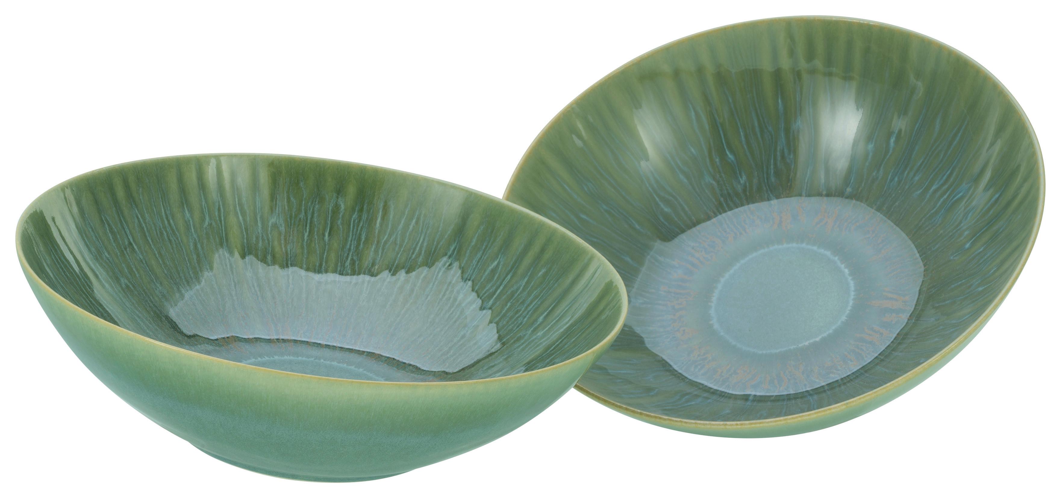 Set Posod Sea Breeze, 2-Delni - zelena, Design, keramika (24cm) - Creatable