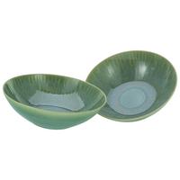 Set Posod Sea Breeze, 2-Delni - zelena, Design, keramika (24cm) - Creatable