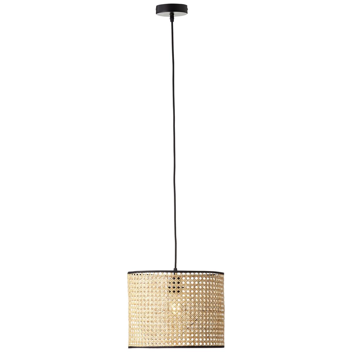 Hängeleuchte Wiley Naturfarben max. 60 Watt - Naturfarben, Natur, Holz/Metall (30/174cm) - Brilliant