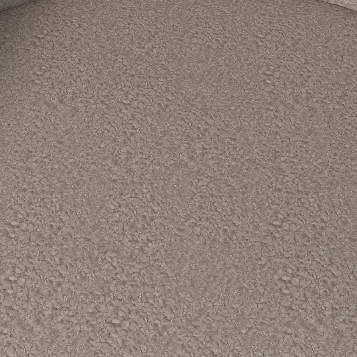 Armlehnstuhl Naya Braun Chenille Drehbar Gepolstert - Buchefarben/Braun, MODERN, Holz/Textil (62/65/81cm) - Bessagi Home