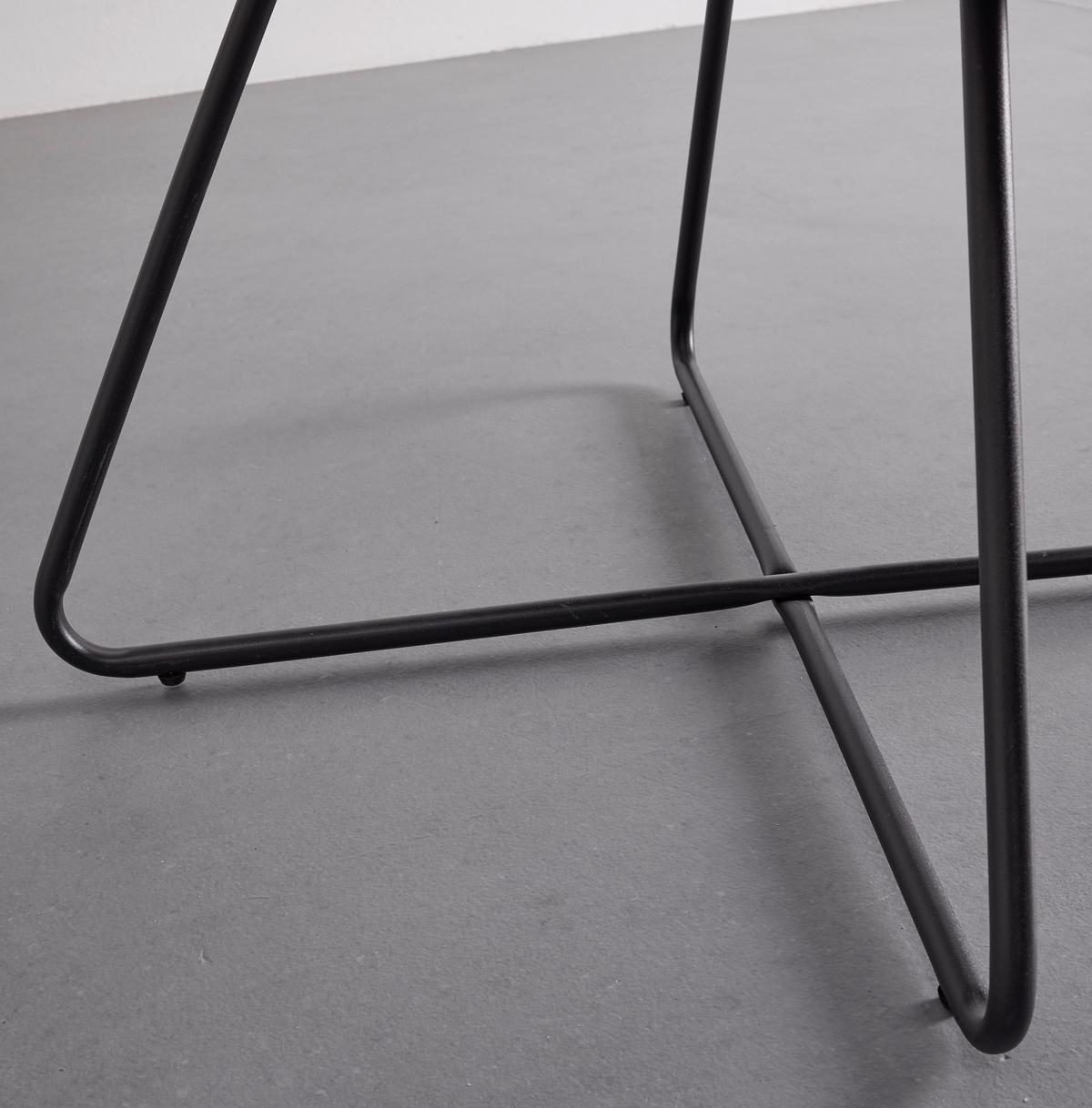 KRZESŁO Z PODŁOKIETNIKAMI MALIA - czarny/szary, Modern, metal/tkanina (57/72,5/61cm) - Bessagi Home