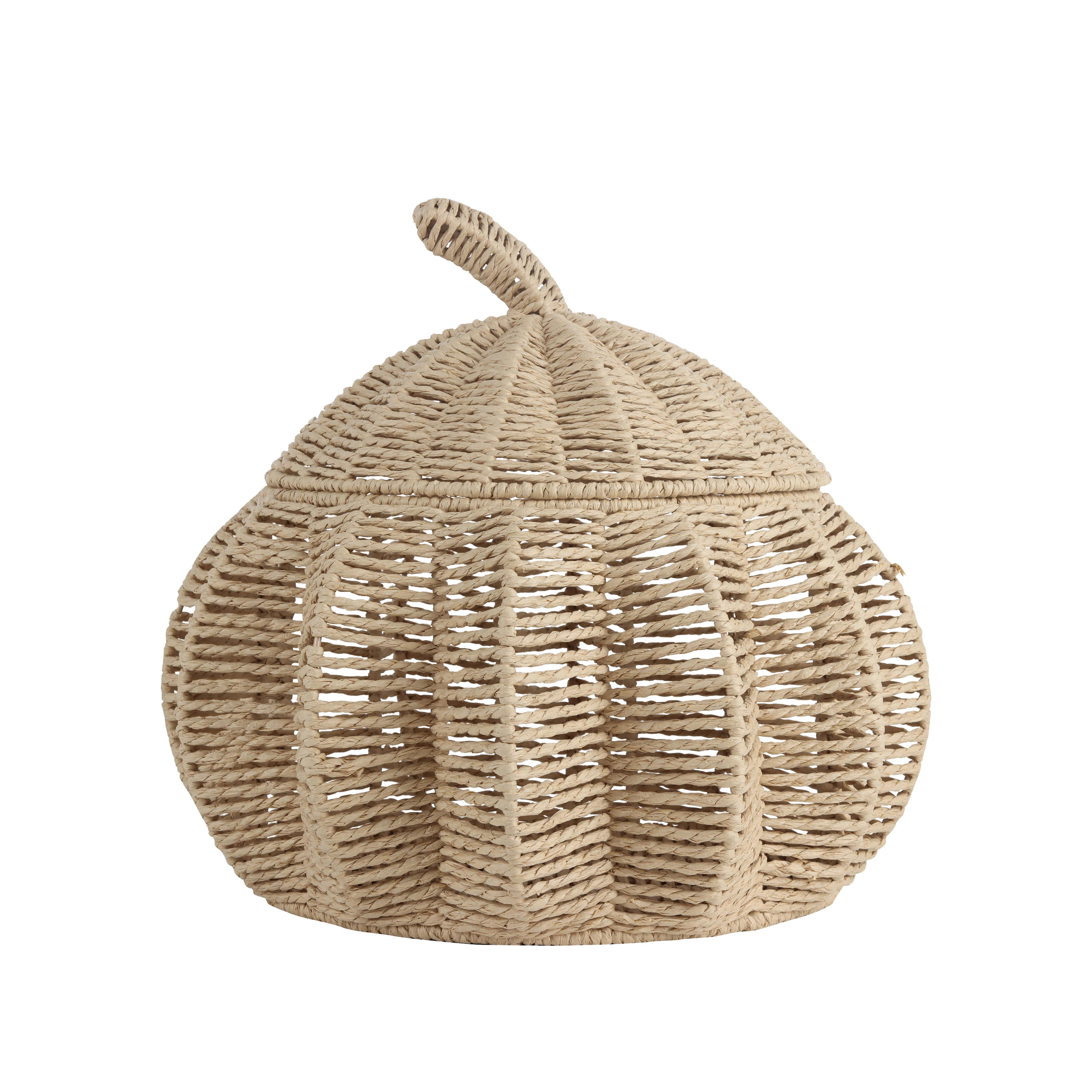 Košara Basti - naravne barve, papir/kovina (39/36,5cm) - Mömax