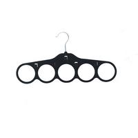 Schalbügel Velvet in Schwarz - Schwarz, MODERN, Kunststoff/Textil (41/21/0,5cm) - Modern Living