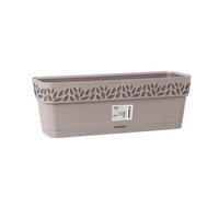 Virágláda Cloe - bézs, Basics, műanyag (17/18/50cm)