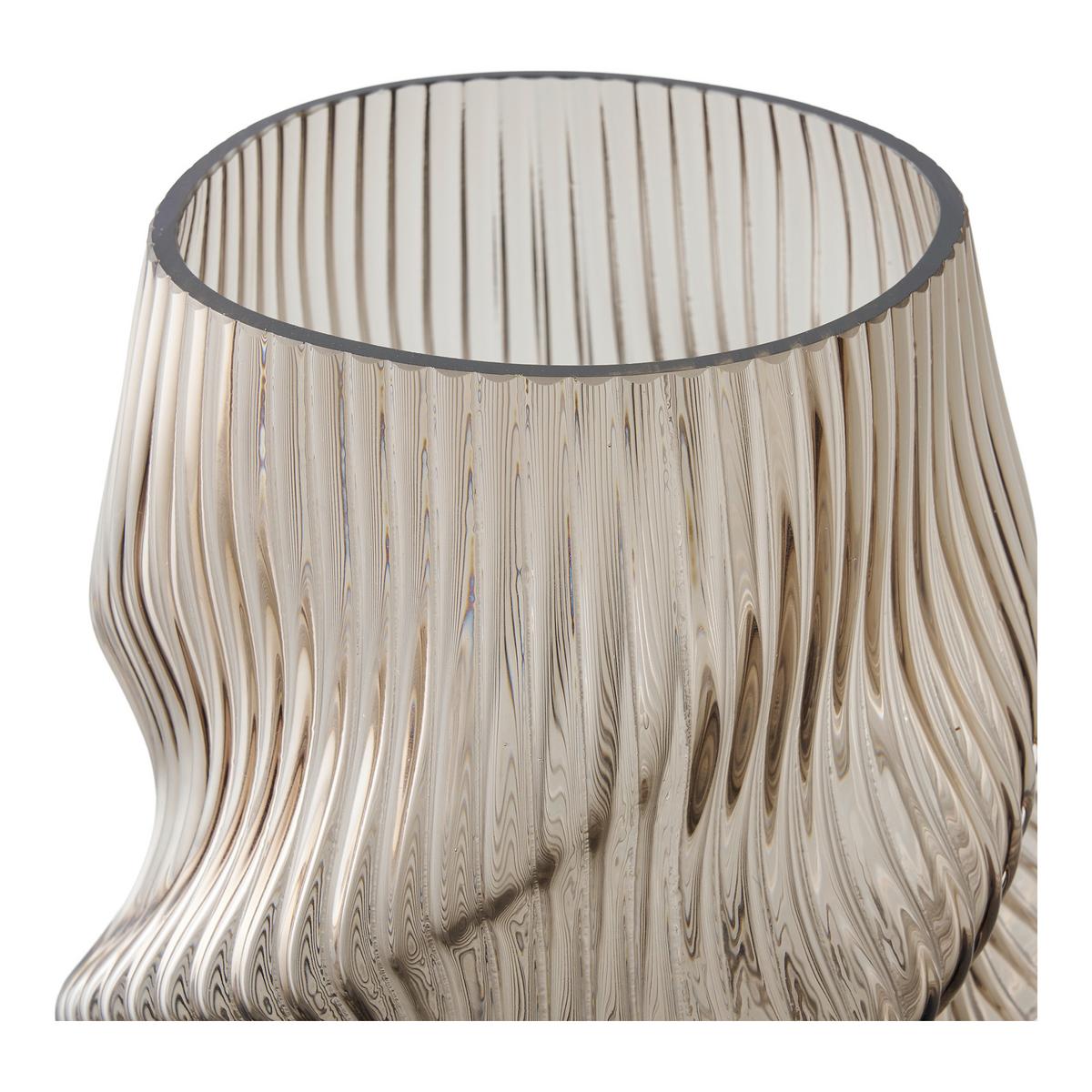 Vase Braun - Braun, Basics, Glas (17/25cm)