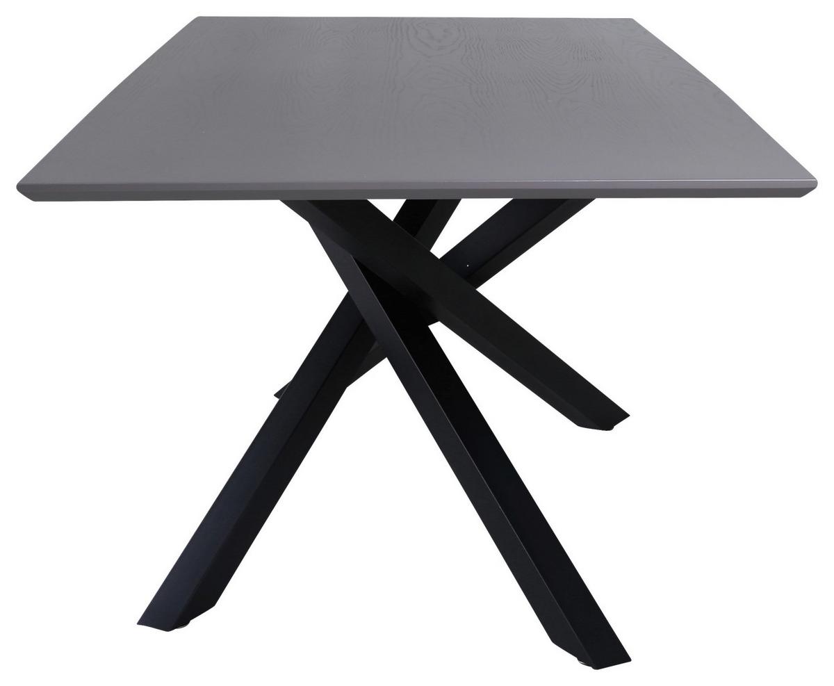 ESSTISCH PIAZZA - Schwarz, Design, Holzwerkstoff/Metall (180/90/76cm) - Livetastic