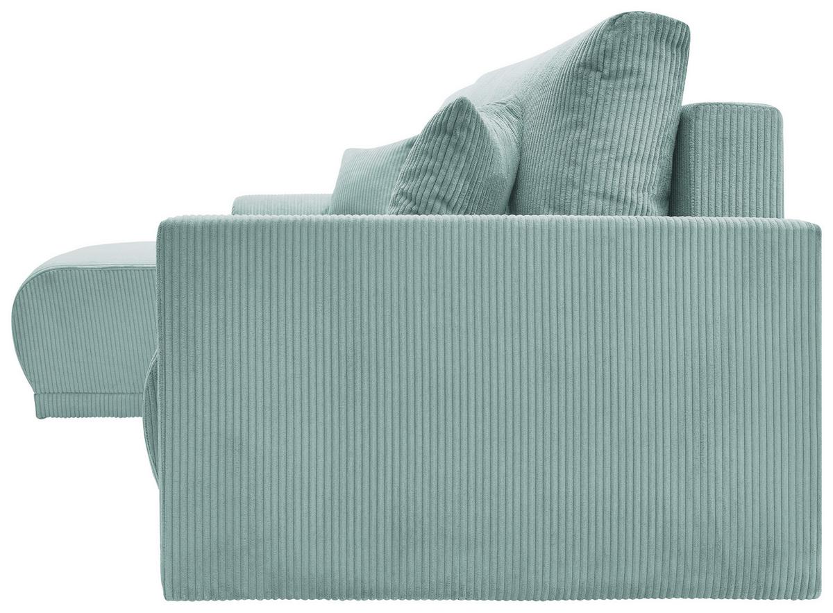 Coltar Kim - verde mentă, Modern, lemn (233/146cm) - Modern Living