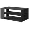 Couchtisch Narobi-I ca. 100x45x.60 cm Schwarz - Schwarz/Grau, Trend, Holzwerkstoff/Kunststoff (100/45/60cm) - P & B