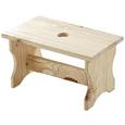 Taburet Uni 2 - culoare lemn pin, Natur, lemn (40/19/21cm) Taburet Uni 2 - culoare lemn pin, Natur, lemn (40/19/21cm)