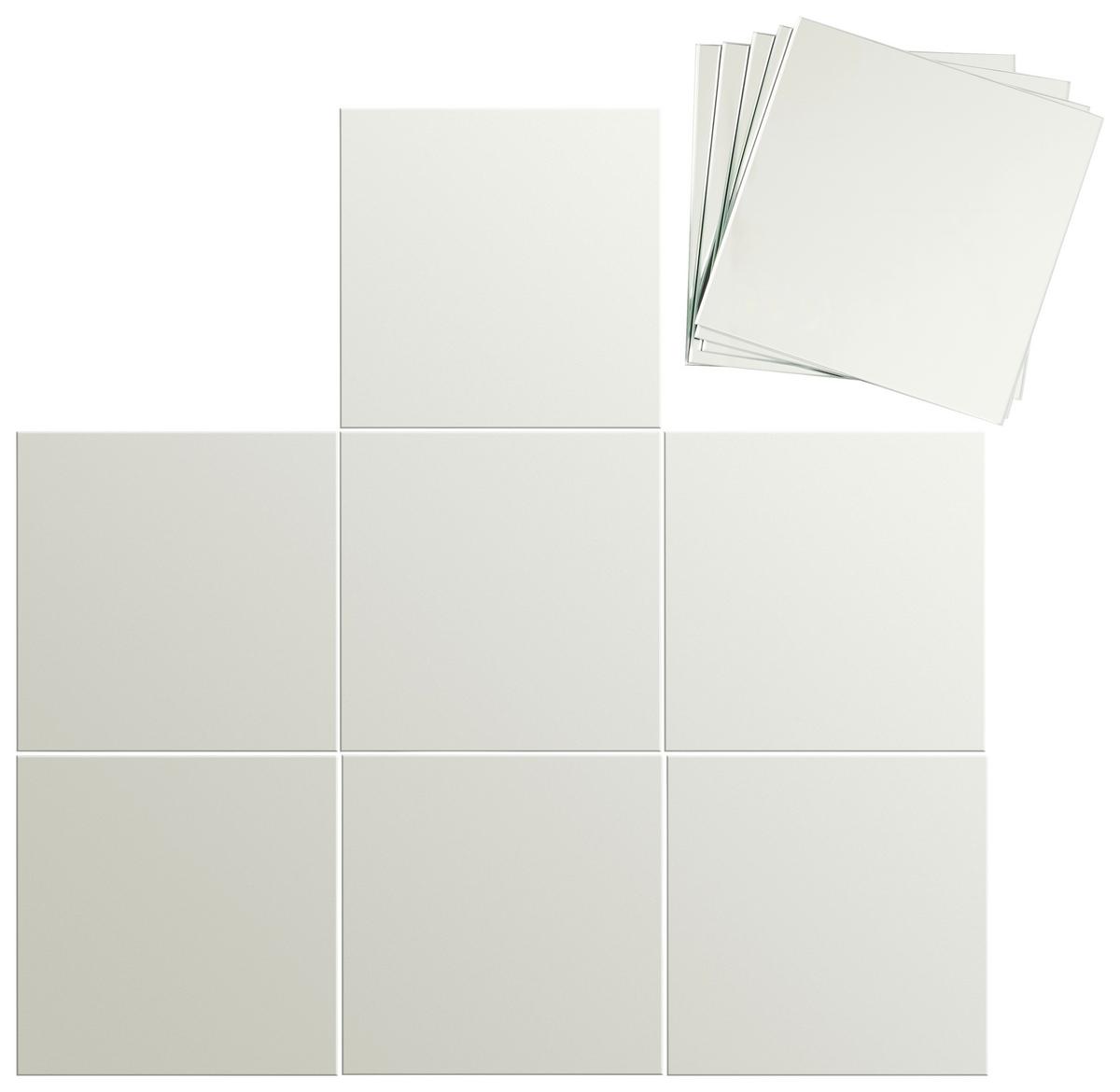 Set Zrcalnih Pločica Tail - srebrne boje, Basics, staklo (15/15cm) - Based