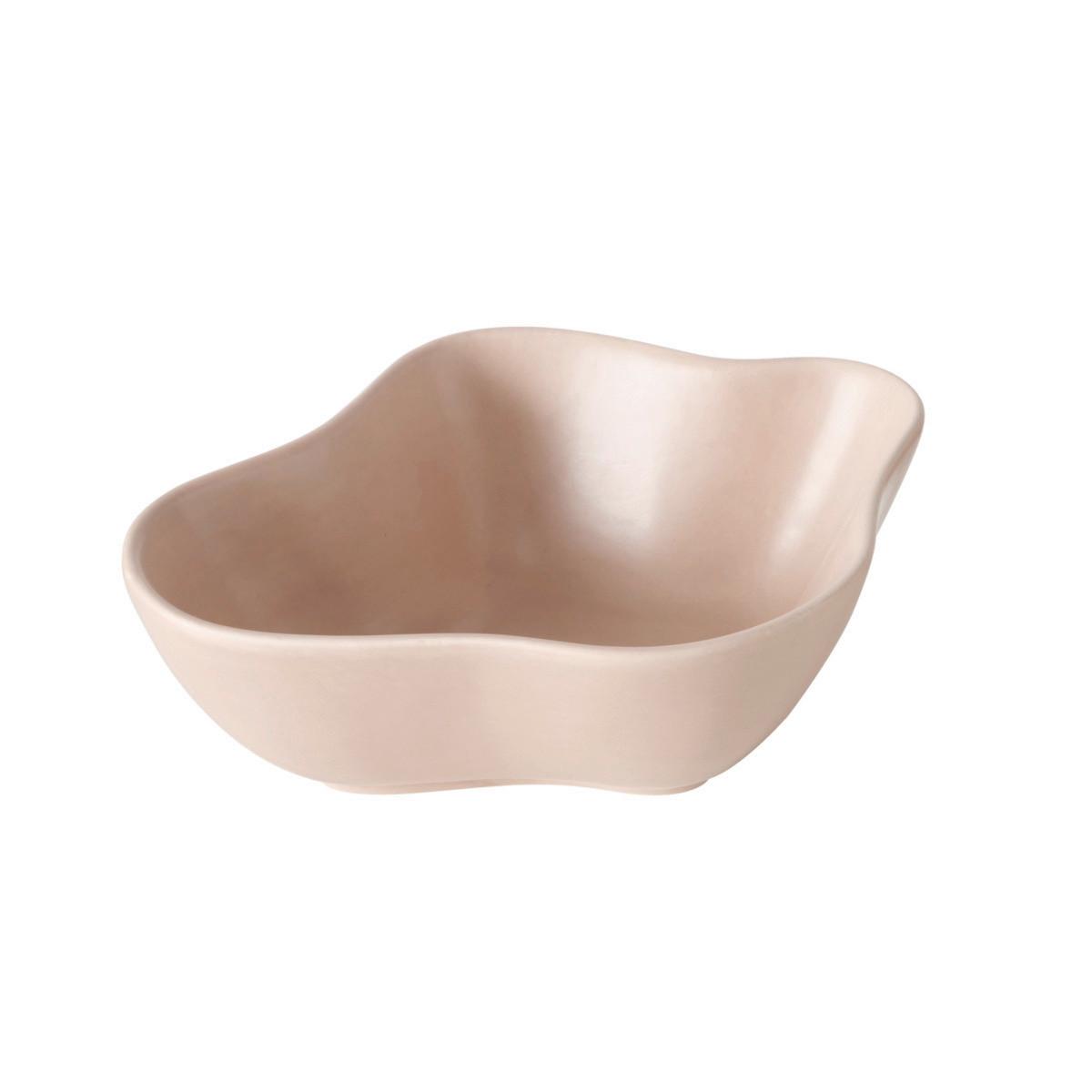 Dekoschale Gravo I in Beige - Beige, Modern, Keramik (17/7/21cm) - Modern Living