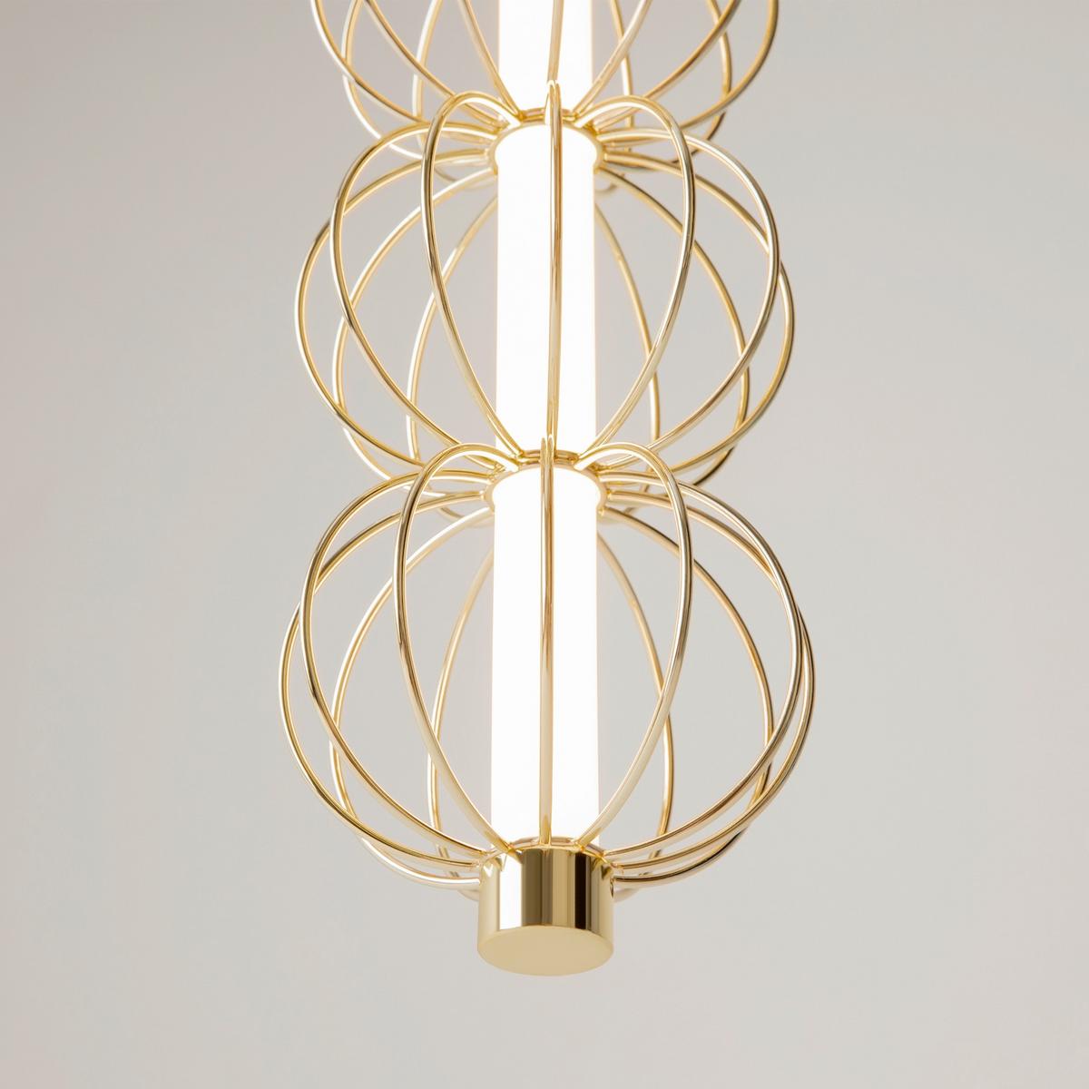 Pendelleuchte Mod216pl-L10g3k - Goldfarben, Design, Metall (13.9/375.8cm) - MAYTONI
