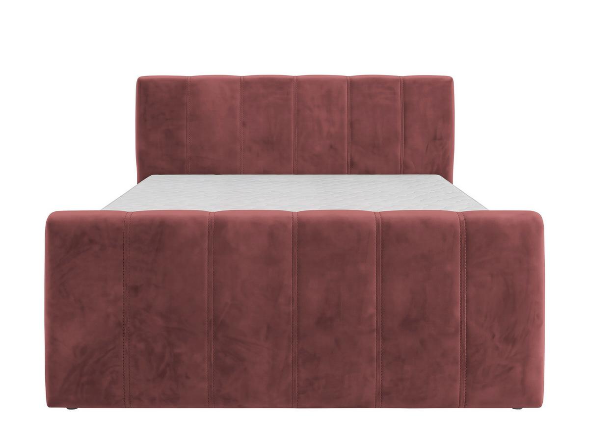 Boxbett Dana Plus Rot ca. 140x200cm - Rot/Schwarz, Kunststoff/Textil (140/200cm) - Based
