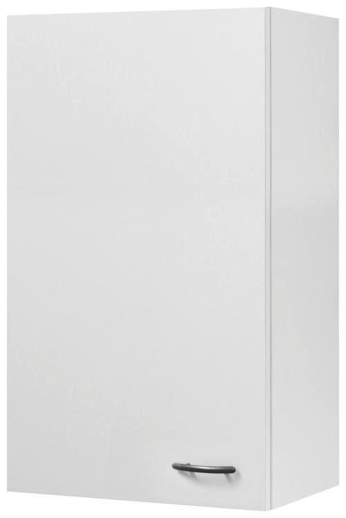 Küchenoberschrank in Weiss B/H/T: CA: 50/89/32 CM - Edelstahlfarben/Weiß, Holzwerkstoff/Kunststoff (50/89/32cm) - FlexWell
