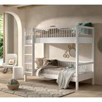 Etagenbett Forrest Holz Weiß lackiert - Weiß, MODERN, Holz (90/200cm) - Vipack