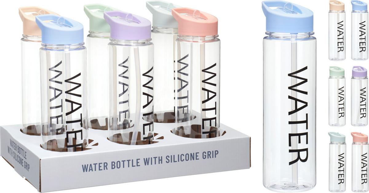 Kulacs Sport - áttetsző, üveg (7,2/24cm)