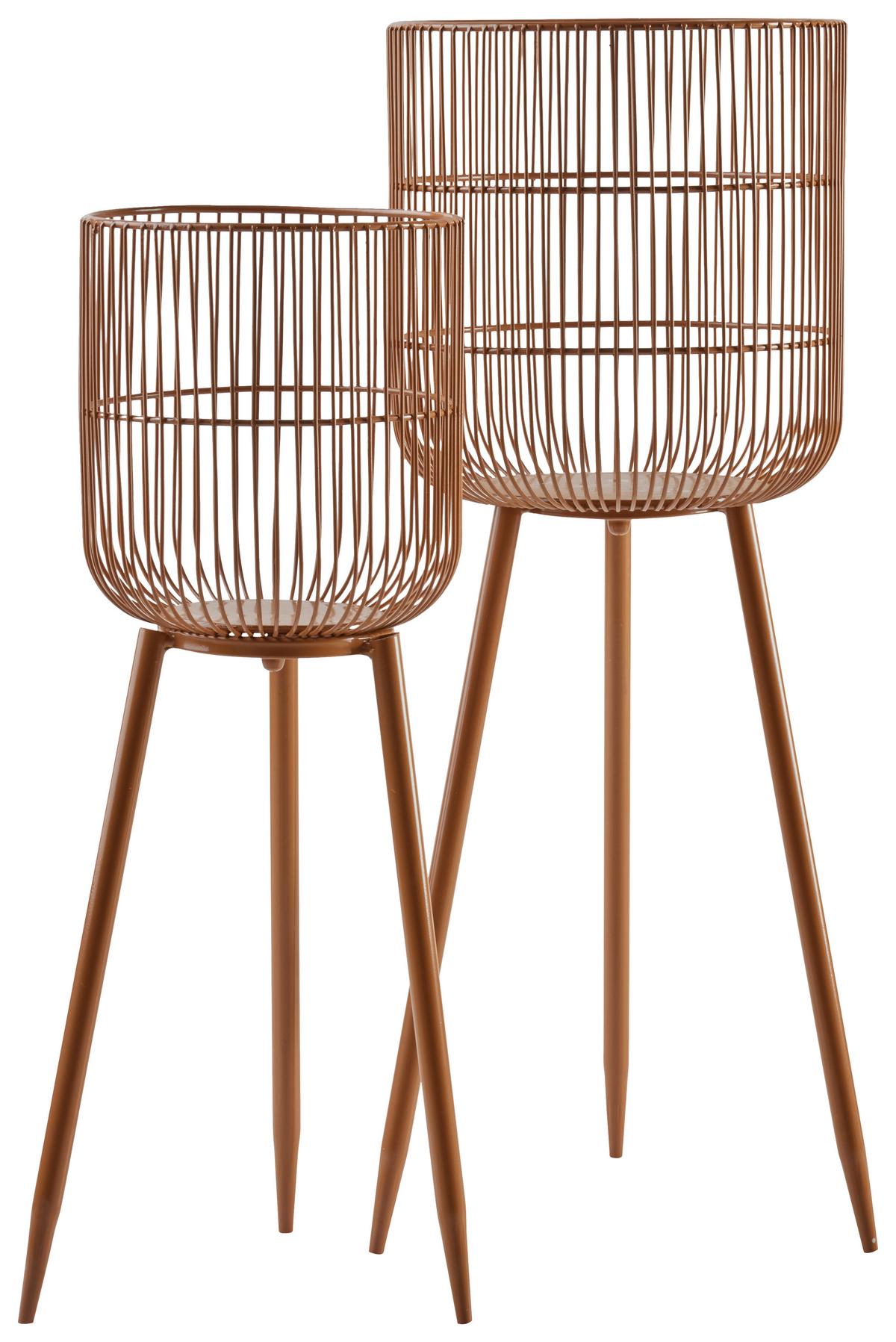 Mécsestartó Cindy - S - barna, Basics, Üveg/fém (20/57cm) - Modern Living