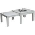 Couchtisch Weiß - Weiß, MODERN, Holzwerkstoff/Metall (70-120kg) - Modern Living Couchtisch Weiß - Weiß, MODERN, Holzwerkstoff/Metall (70-120kg) - Modern Living
