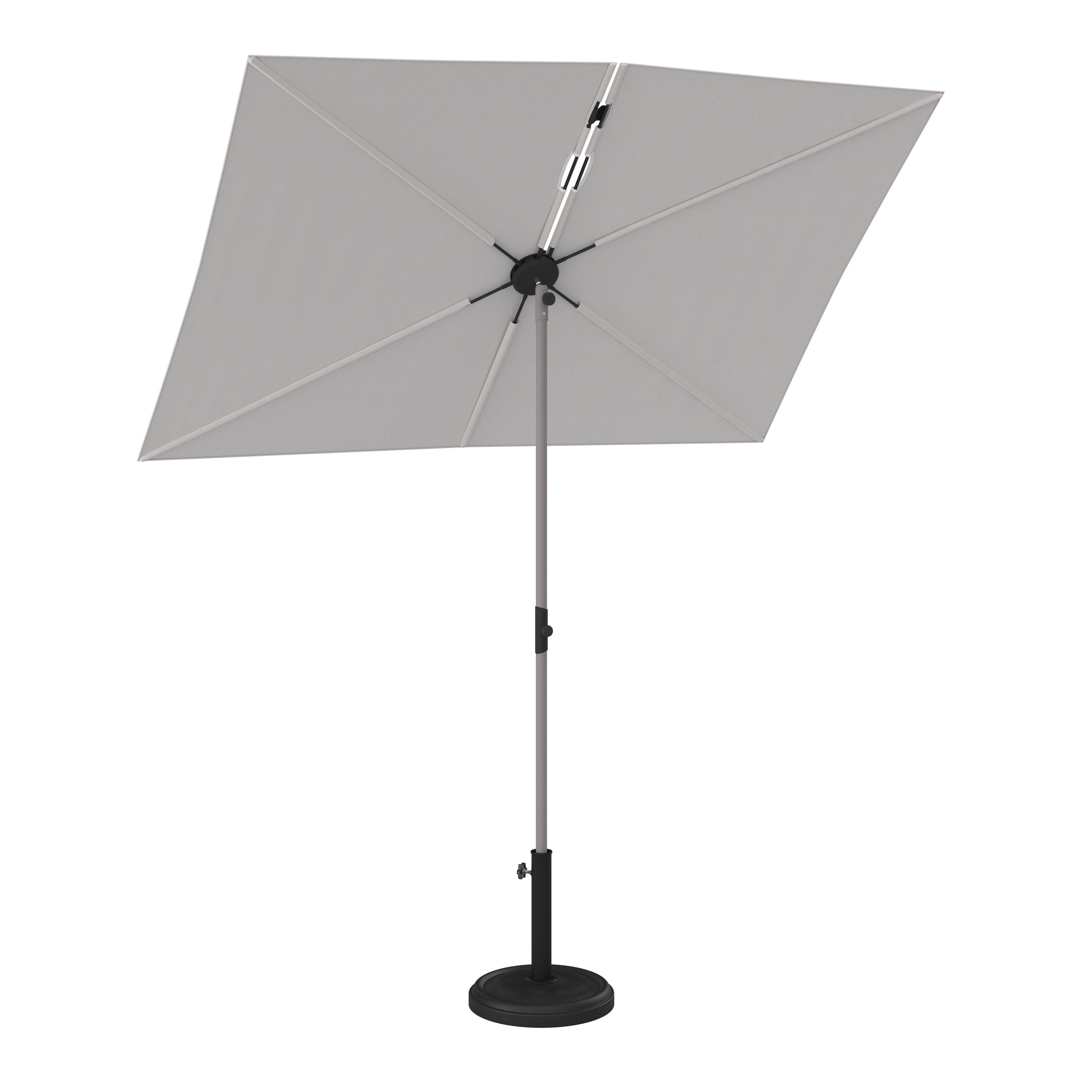 Suncobran Kai - svetlosiva/bež, Osnovno, metal (130/190/180cm) - Mömax