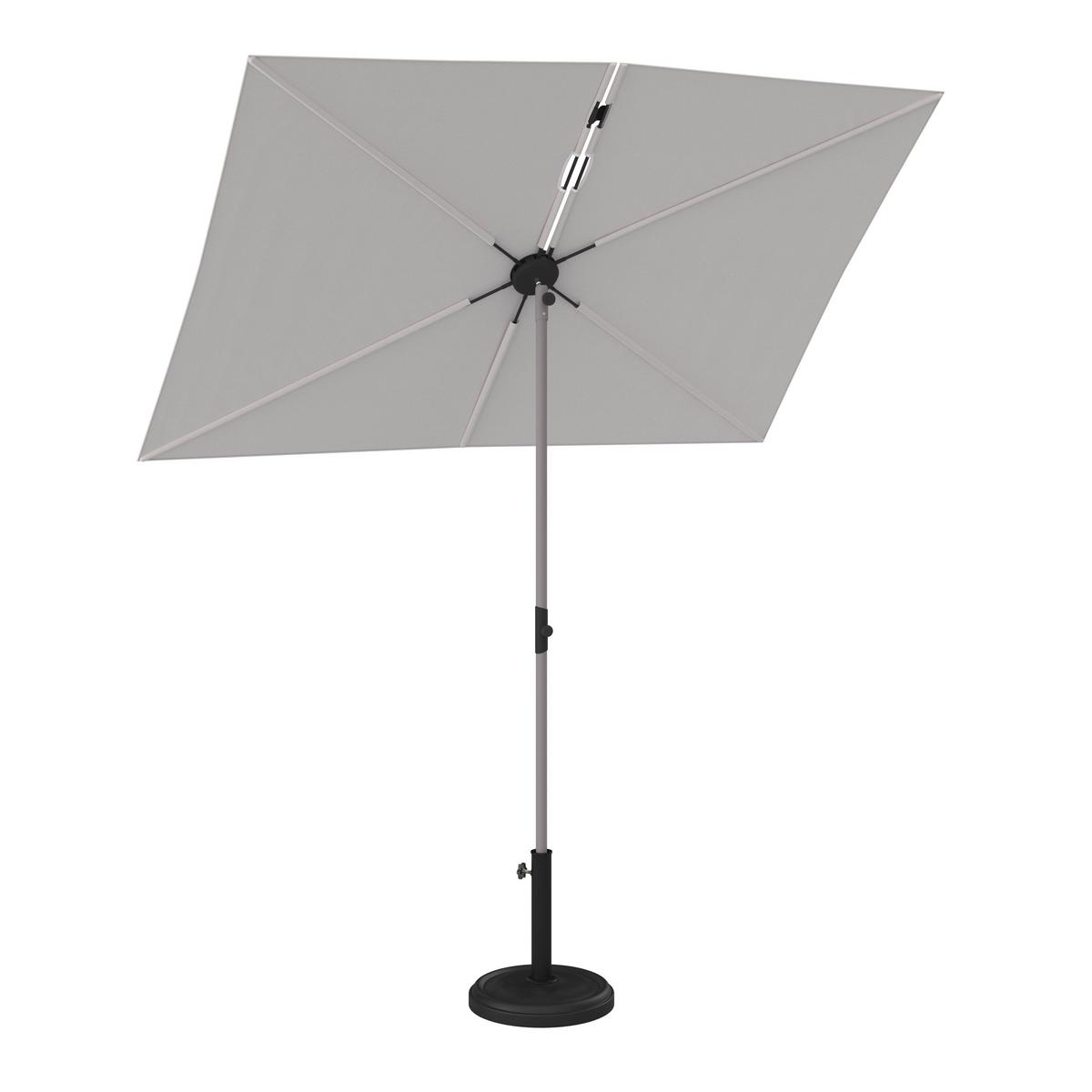 Umbrelă de soare Kai - gri deschis/bej, Basics, metal/textil (130/190/180cm) - Mömax