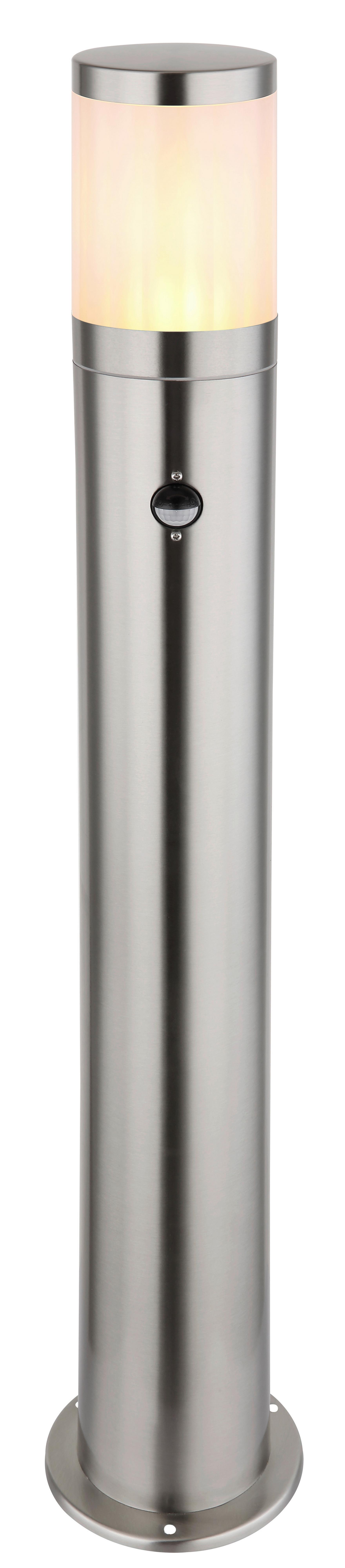 AUSSENLEUCHTE XELOO SILBERFARBEN 1-FLAMMIG - Silberfarben, Basics, Kunststoff/Metall (14/80cm) - Globo