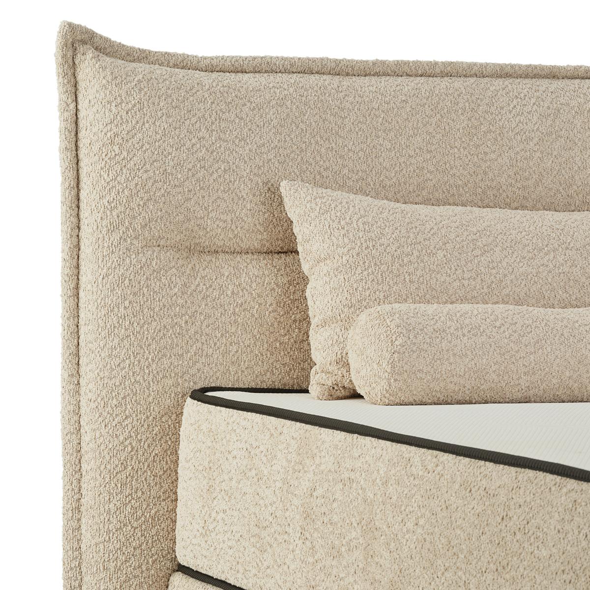 Box Krevet Smile - krem, Konvencionalno, drvni materijal/drvo (160/200cm) - Premium Living