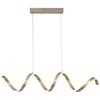 LED-HÄNGLAMPA CHAMO - champagne, Modern, metall/plast (90/18/150cm) - Mömax