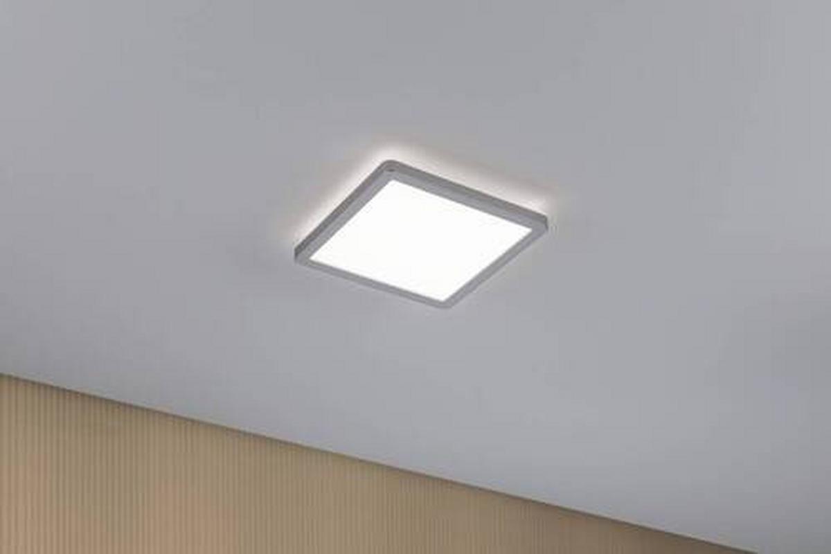 LED-Paneel Atria Shine in Chromfarben max. 11,2 Watt - Chromfarben, Basics, Kunststoff (19/19/2,8cm) - Paulmann