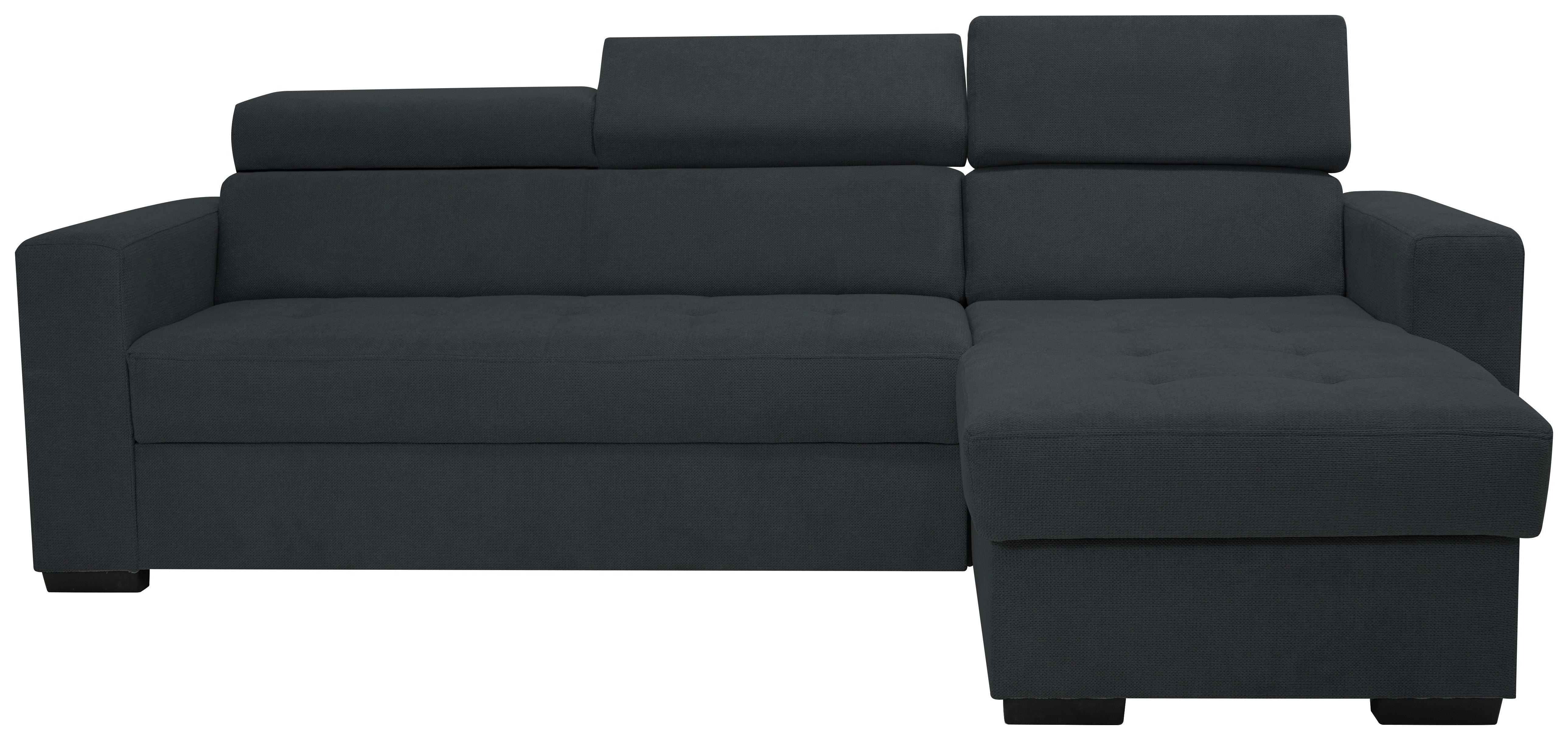 Kutna Garnitura Marco - crna, Konvencionalno, drvni materijal/drvo (238/78-94/170cm) - Modern Living