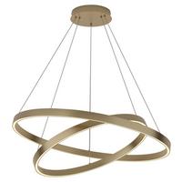 Pendelleuchte Rim Messingfarben max. 88 Watt - Messingfarben, Basics, Metall (80/100/80cm) - MAYTONI