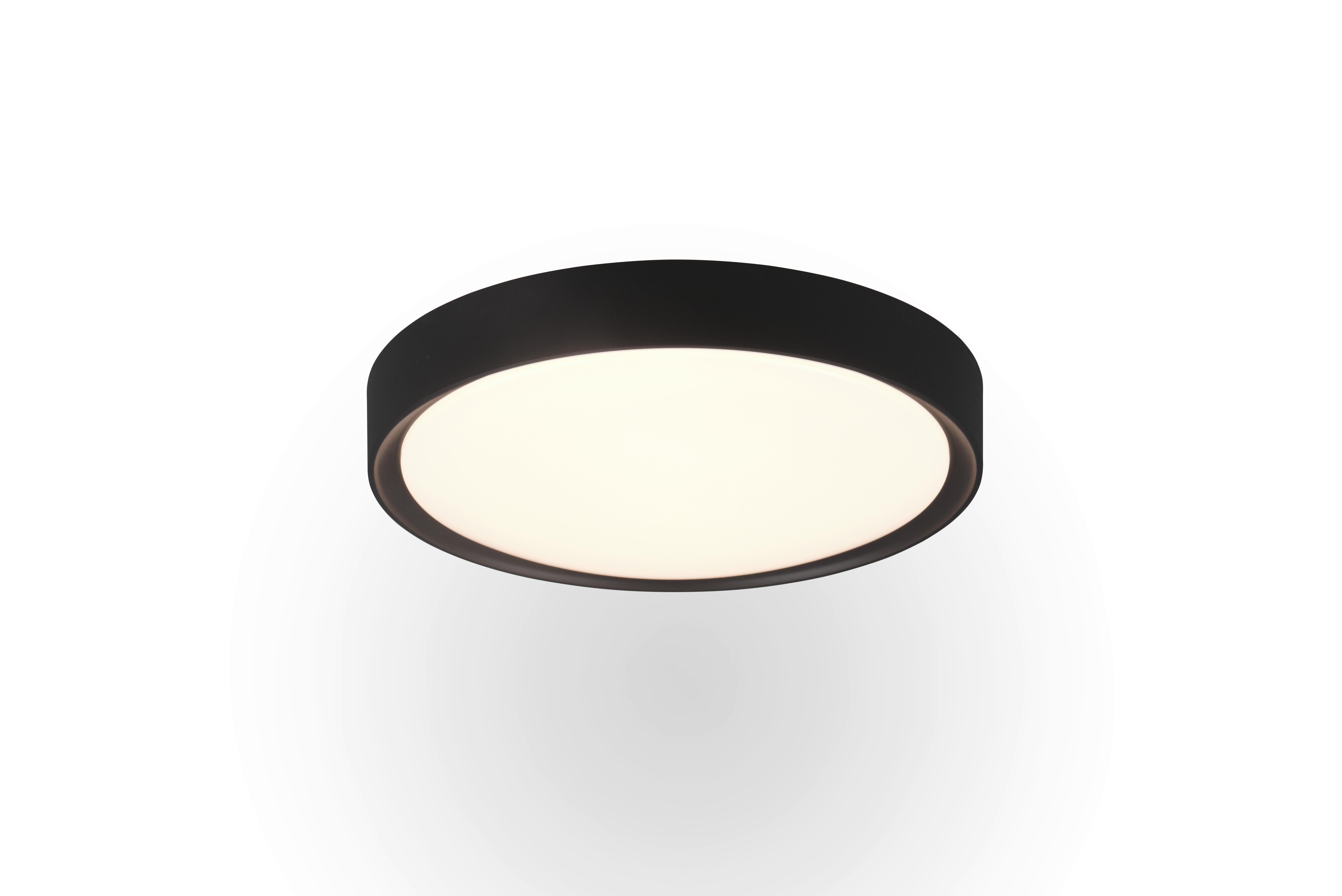 LED-Badezimmer-Deckenleuchte Clarimo Schwarz max. 18 Watt - Schwarz, Basics, Kunststoff (33/9cm) - Trio Leuchten