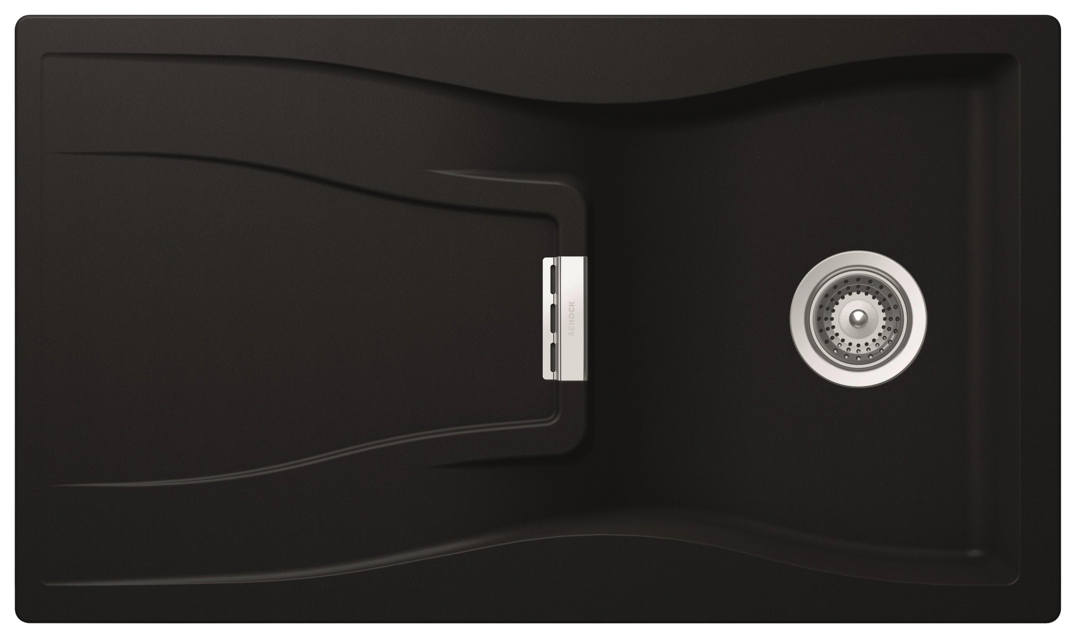 Spüle WATD100APUR in Schwarz - Schwarz, Trend (86/50cm) - Schock