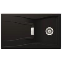 Spüle WATD100APUR in Schwarz - Schwarz, Trend (86/50cm) - Schock
