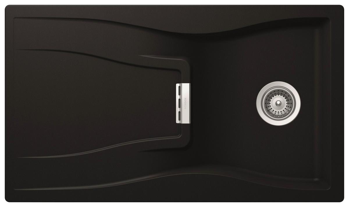 Spüle WATD100APUR in Schwarz - Schwarz, Trend (86/50cm) - Schock