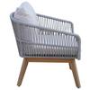UTEMÖBLER SET MICHI 1 - grå/akaciefärgad, Modern, metall/trä - Mömax