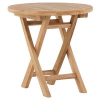 Gartenbeistelltisch Kenya ca. 50x50 cm Teak massiv - Teakfarben, KONVENTIONELL, Holz (50/50/50cm) - Gardenson