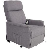 Fotelja S Relaks Mehanizmom Graham - siva, Konvencionalno, metal/tekstil (66/80-97/90-159,5cm) - Luca Bessoni