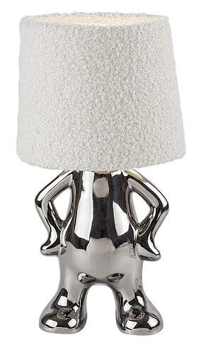 LED Asztali Lámpa Smurfy 74216 - fehér, kerámia